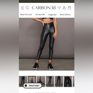 Carbon38 Black Leggings